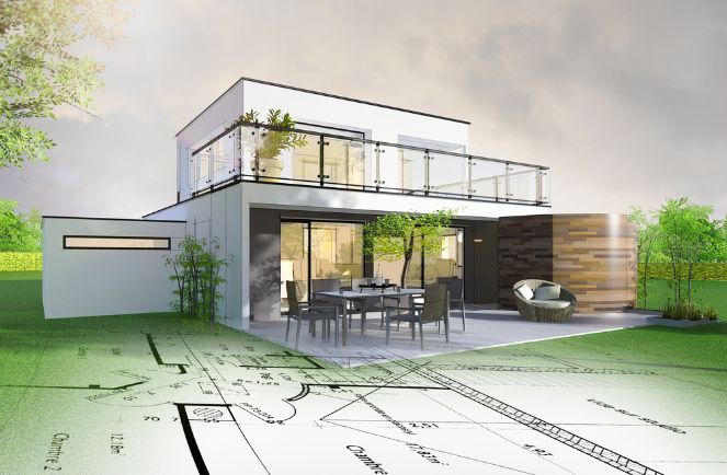 Arquitectura 3d exterior